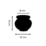 Simandra Marokkanischer Sturmaschenbecher Aschenbecher Keramik Windascher Ascher Orient Deko Color Gelb - 5