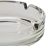 Borgonovo 15019021 Dresda Aschenbecher, 14,5 cm, Ascher, Glas, transparent, 1 Stück - 3