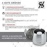 SWISSHOME – Der geruchsdichte Aschenbecher mit Deckel für Drinnen und Draußen – Das ORIGINAL in Premium Geschenkbox für anspruchsvolle Genießer – Grösse M - 4