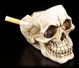 Aschenbecher - Totenkopf ohne Schädeldecke | Figur Gothic Deko Skull