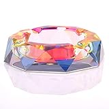 Nugoo Kristall-Aschenbecher Bling Bling 01 für Zigaretten, für drinnen und draußen, Glas, dekorativer Aschenbecher für Zuhause und Büro, bunt - 5