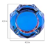 Nugoo Kristall-Aschenbecher Bling Bling 01 für Zigaretten, für drinnen und draußen, Glas, dekorativer Aschenbecher für Zuhause und Büro, bunt - 6