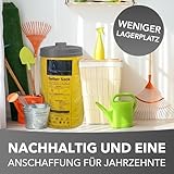 Will-Jeder Keine zerrissenen gelben Säcke – Sacktonne gelb mit Deckel – Gelber Sack Ständer – Einfüllhilfe für gelben Sack Müllsackständer - 5