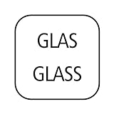APS Windaschenbecher, Ascher Aschenbecher, aus verchromtem Metall, gefrostetes Glas, mit Bajonettverschluss, Ø 9,5 cm, 8 cm Höhe, schwarz - 3