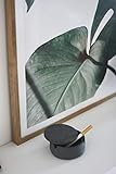 anaan ‘BO’ Aschenbecher mit Deckel aus Beton Windaschenbecher Draußen und Drinnen rund Geometrisch modern Design Ø 9 cm x 5 cm - 2