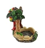 Budawi® Rasta Aschenbecher sitzender Rasta Man mit Joint und Hanfblatt Ashtray - 4